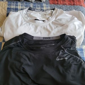 2 workout shirts nike pro combat